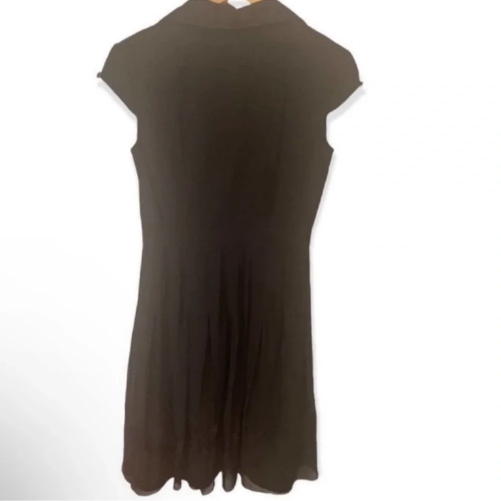 Adrianna Papell Black Collard Fit &‎ Flare Dress​​​